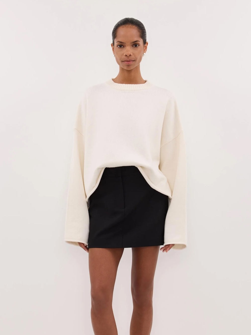 DISSH Cyrus Black Fly Front Skort